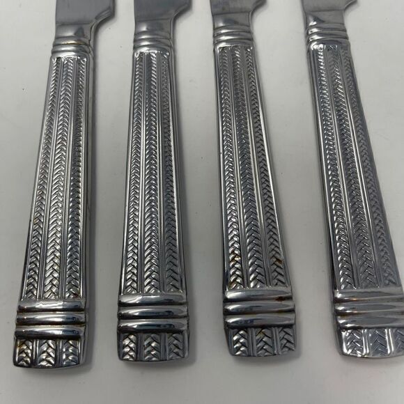 Ralph Lauren Vietnam Wainwright Stainless Steel Dinner Knife Set - Picture 2 of 4